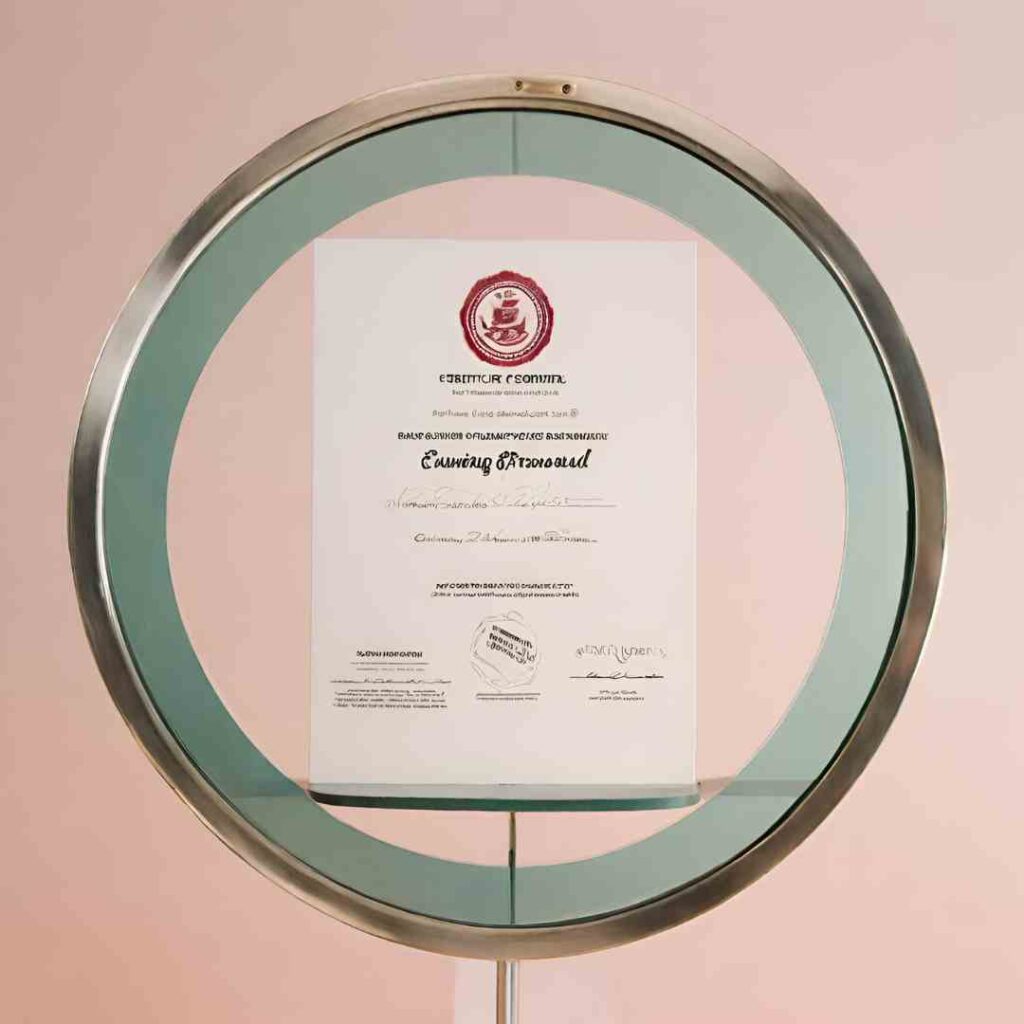 Rotating Certificate Carousel